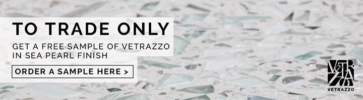 Introducing Sea Pearl The Crushed Gl Countertop With Feel Of Vetrazzo Crushed Gl Countertops Sea Pearl Sample