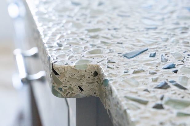 aluminium klud vokal Introducing Sea Pearl, The Crushed Glass Countertop with the Feel of A  Beach Glass Jewel