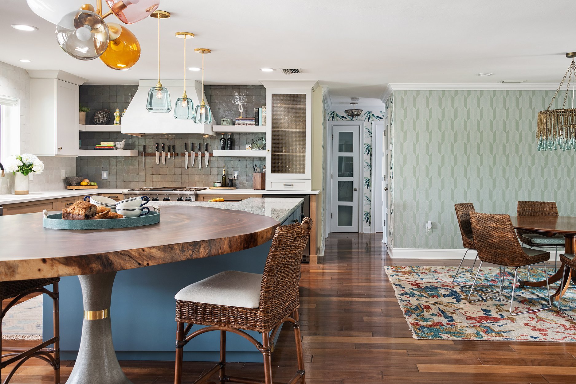 Coastal Kitchen and Bath Reno Looks to Water Views for Inspiration