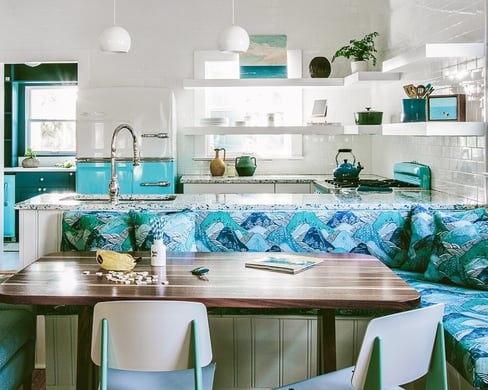 Beach Chic Kitchen Designs (Without the Seashells and Fish Nets)